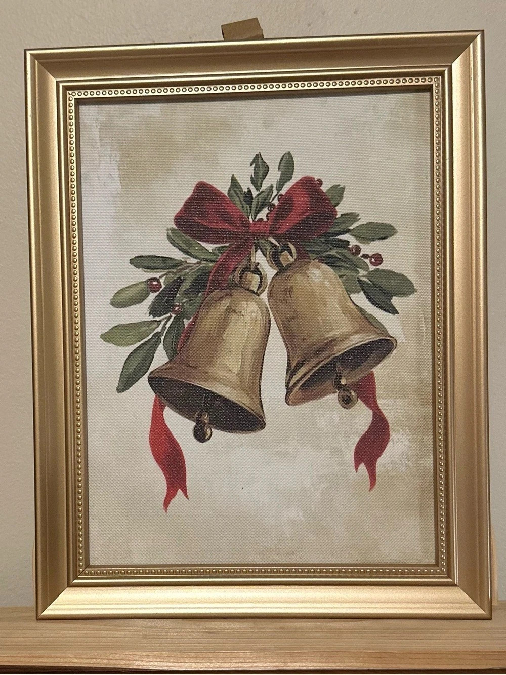 9.5x12 Framed Holiday Bell Wall Art